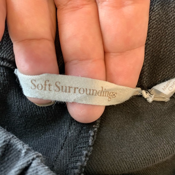 Faded Black “”Metro” Pull On Slim Leg Jeans • Tall { Soft Surroundings } - Picture 6 of 10